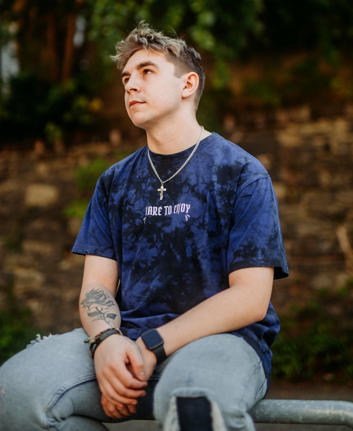 Royal Blue Enjoy | Tee