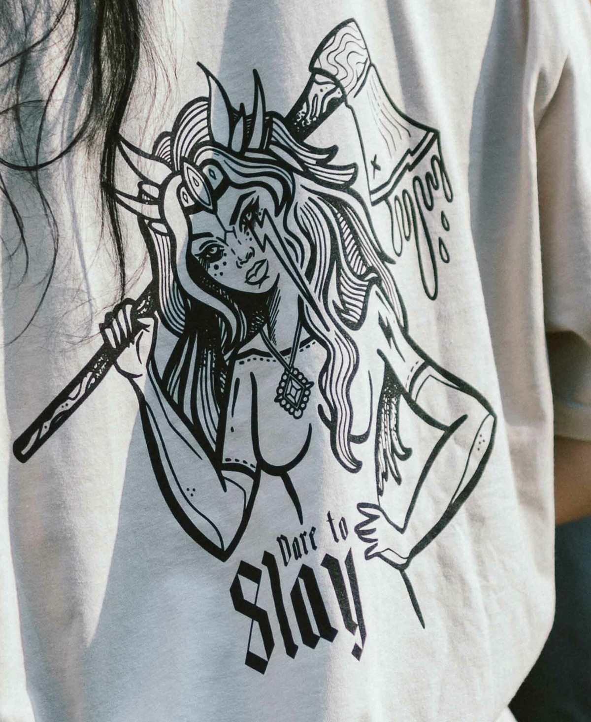 DARE TO SLAY | SAND TEE