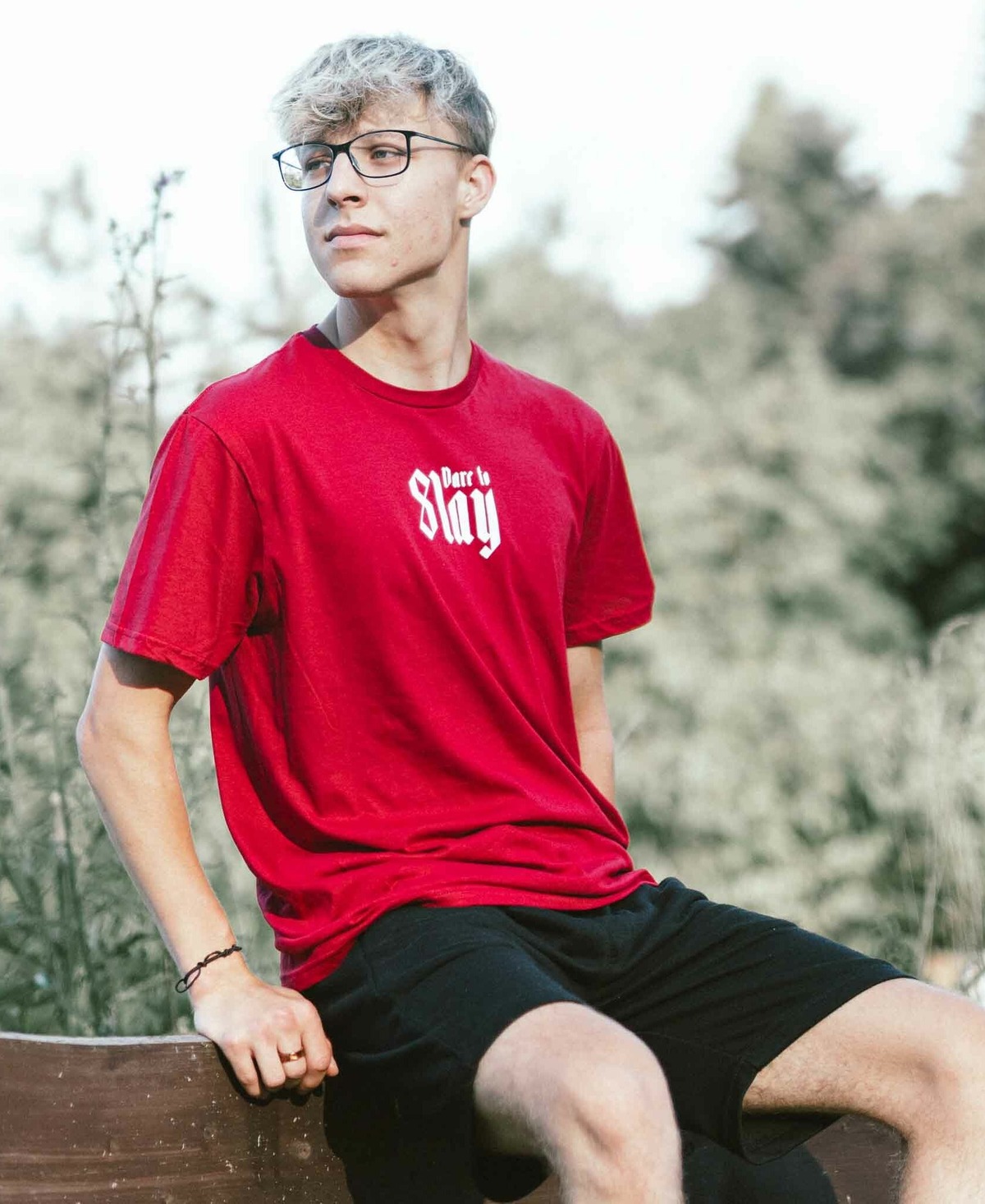 DARE TO SLAY | RED TEE